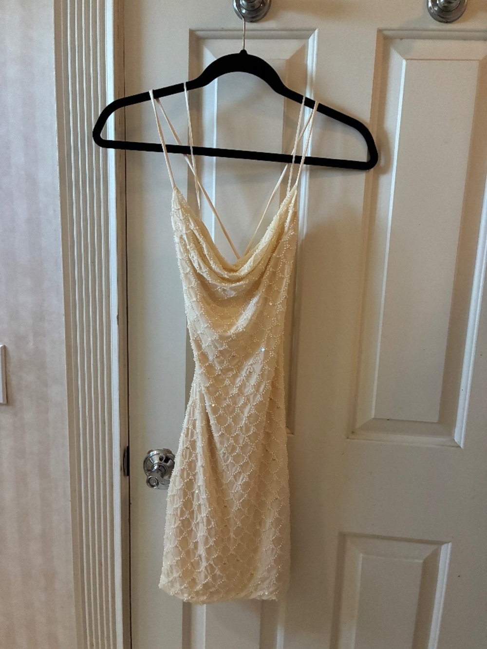 Ivory Windsor Homecoming Dress